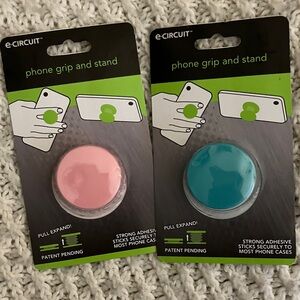 Lot of 2 e circuit Phone Grip and Stand New NWT